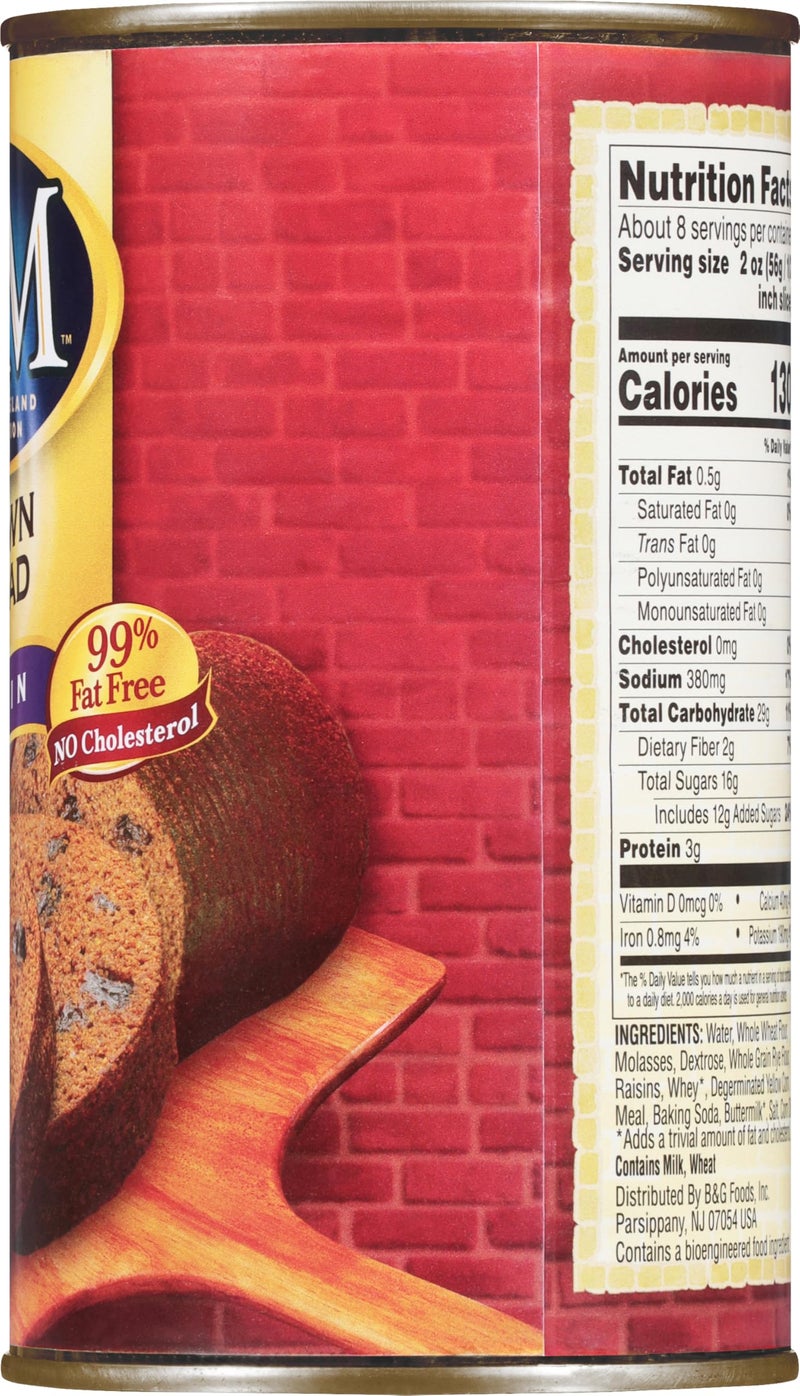 B&M Brown Bread, Raisin, 16 Ounce - Image 5